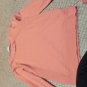 GAP Vibrant Coral 100% Mering Wool Sweater
